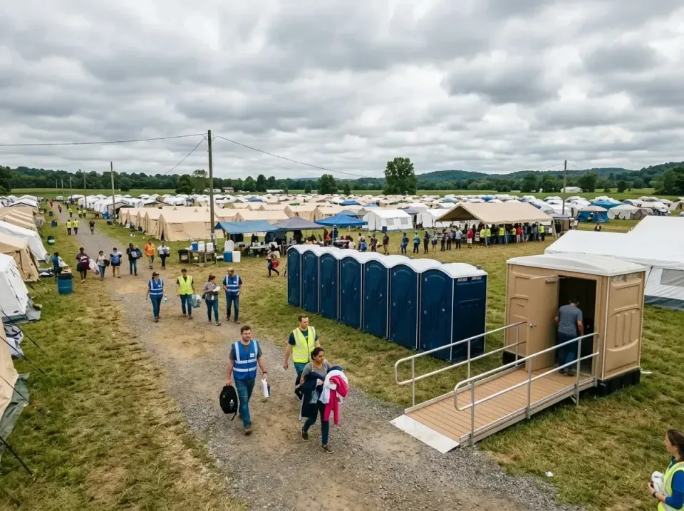 disaster-relief-camp-restrooms-010 — frequently asked questions, Dumpster & Portable Bathrooms Rental in South Holland, IL